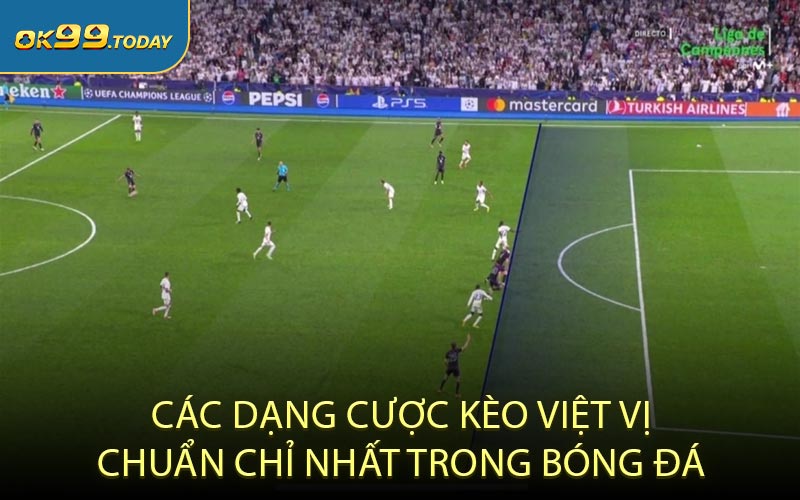 Các dạng cược kèo việt vị chuẩn chỉ nhất trong bóng đá